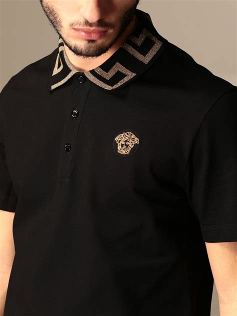 polo versace homme prix|versace men's polo shirt sale.